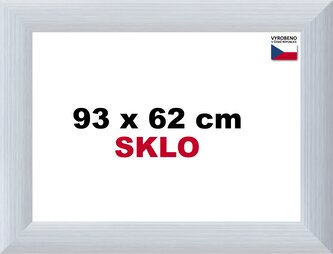 BFHM Alaska hliníkový rám na puzzle 93x62cm - stříbrný