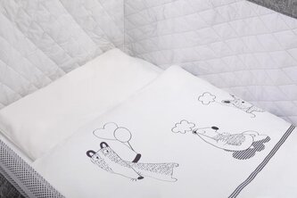 BUBABA Povlečení do kolébky Zvířátka