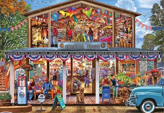 MASTERPIECES Puzzle Obchodní dům v rodném městě XL 1000 dílků