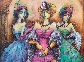 ANATOLIAN Puzzle Dámská jízda 1000 dílků