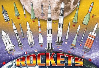 EUROGRAPHICS Puzzle Mezinárodní vesmírné rakety 100 dílků