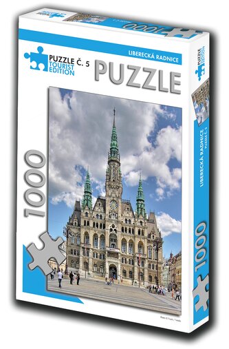 TOURIST EDITION Puzzle Liberecká radnice 1000 dílků (č.5)