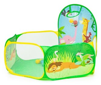 PIXINO Suchý bazén s míčky Džungle