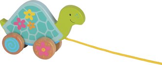 GOKI Dřevěná tahací želva