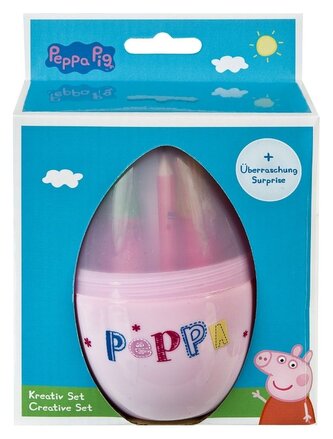 KARTON P+P Kreativní set ve tvaru vejce - PRASÁTKO PEPPA