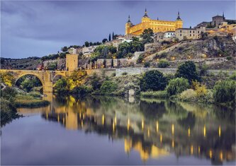 EDUCA Puzzle Západ slunce ve Španělsku: Toledo 1000 dílků