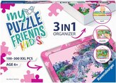 RAVENSBURGER Sada pro skládání puzzle My Puzzle Friends Kids 3v1 růžová