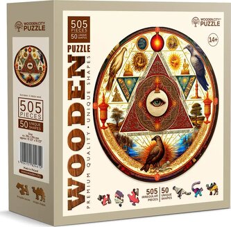 WOODEN CITY Dřevěné puzzle Oko vesmíru 505 dílků