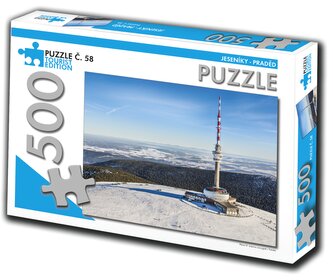 TOURIST EDITION Puzzle Jeseníky, Praděd 500 dílků (č.58)