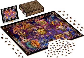WOODEN CITY Dřevěné puzzle Zvěrokruh 4000 dílků