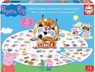 EDUCA Hra Lynx - Prasátko Peppa 70 obrázků
