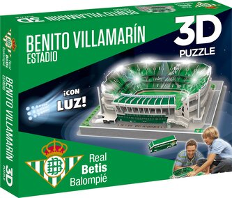 3D PUZZLE STADIUM Svítící 3D puzzle Stadion Benito Villamarín - FC Real Betis
