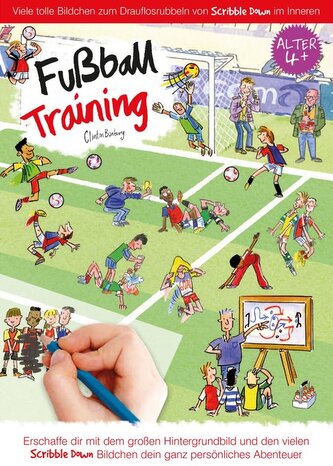 HCM KINZEL Propisovací obrázky Scribble Down: Fotbal