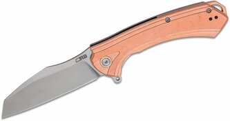 CJRB J1909-COP Barranca Copper vreckový nôž 8,9 cm, meď