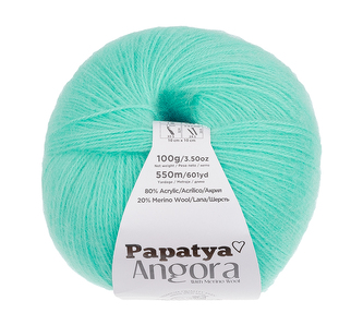 Příze ANGORA MERINO - tyrkysová - 100g / 550 m