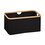 KESPER Úložný box bez víka černý, polyester, bambus 54 x 26 x 37 cm KESPER Úložný box bez víka černý, polyester, bambus 54 x 26 x 37 cm