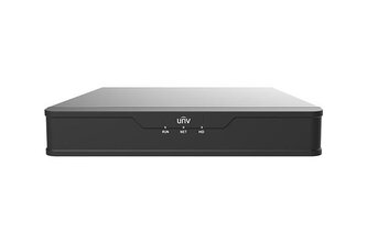 UNIVIEW NVR, 4 PoE (Max 54W) +2 kanály (6 nahrávání), H.265, 1x HDD, max 8MP, propustnost (in/out) 64/48 Mbps, videovýst