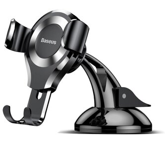 Baseus SUYL-XP0S Osculum Gravity Držák do Auta Black/Silver (Pošk. Balení)