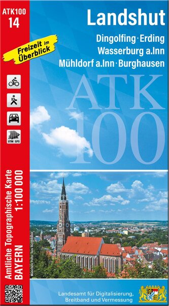 ATK100-14 Landshut (Amtliche Topographische Karte 1:100000)