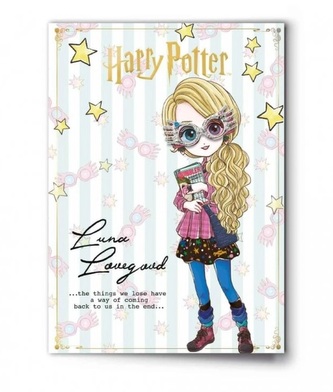 Carat Shop Přáníčko s odznáčkem - Lenka Láskorádová, Harry Potter
