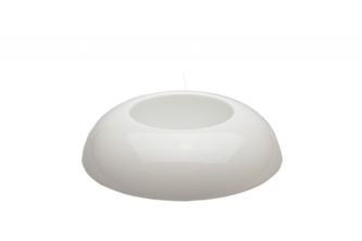 Ikebana kulatá bílá 9,5 cm