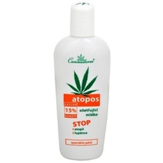 Cannaderm Atopos - Ošetřující mléko na atopii a lupénku 150 ml unisex