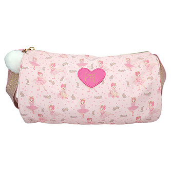 Taška přes rameno Princess Mimi, Růžová, baletky s králíčky