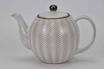 Porcelánová konvička bílá 1100 ml, B II. jakost