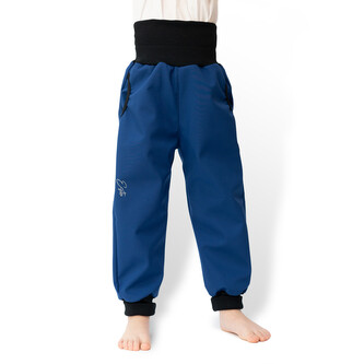 Rostoucí softshellové kalhoty Sport Sapphire blue; Barva: modrá; Velikost: 122