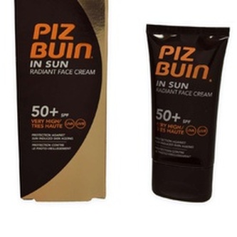 Pizbuin IN SUN Radiant Face Cream - Opalovací krém na obličej 40 ml unisex