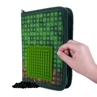 PIXIE CREW MINE & CRAFT školní penál  s malým panelem