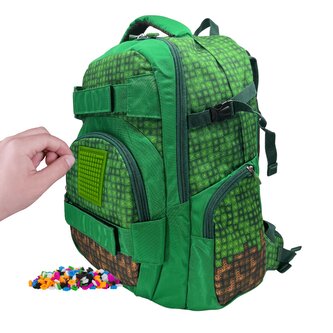 PIXIE CREW ergonomický školní batoh MINE & CRAFT EXPLORER