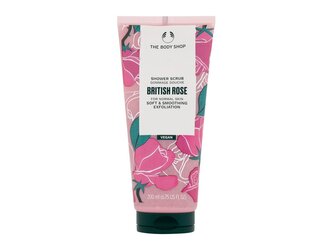 The Body Shop British Rose Tělový peeling Shower Scrub 200 ml pro ženy