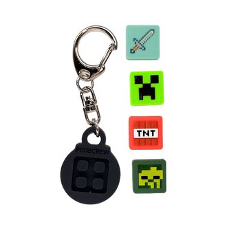 PIXIE CREW & MINECRAFT přívěšek černý