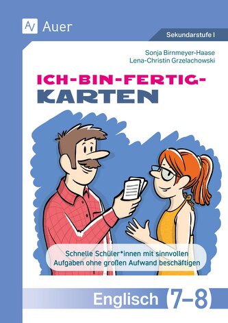 Ich-bin-fertig-Karten Englisch Klassen 7-8