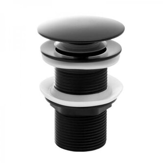 DURAmat Výpusť KLIK-KLAK, ARAO 46304, černá, matná, bez přepadu