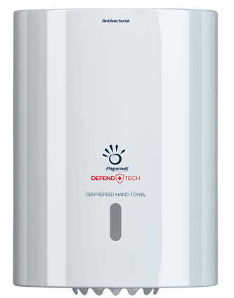 Zásobník ručníků v roli Centrefeed DefendTech, bílý