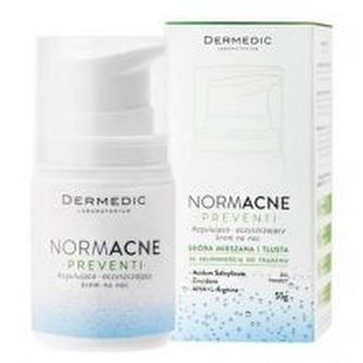 Dermedic NORMACNE Preventi Night Crem - Regulační a čisticí pleťový krém na noc 55. ml pro ženy