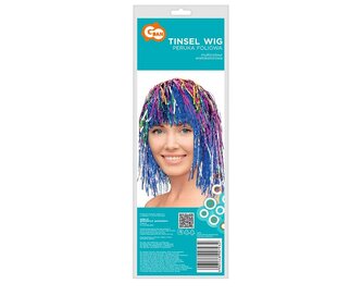 Peruka foliowa wielokolorowa