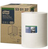 Utěrky čisticí Tork Heavy-Duty, 280 útržků, 38 x 32 cm, 106,4 m, bílé, W1/W2/W3