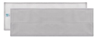 Mop Velcro, Clean glass, mikrovlákno, šedý, 30 cm