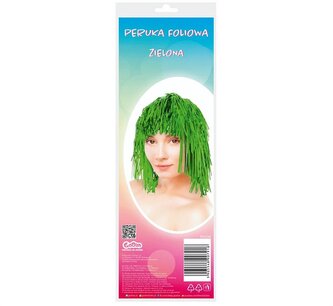 Peruka foliowa zielona