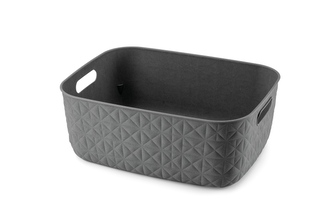 Košík SOFTEX M 12,5L 38x29x14,5cm šedá