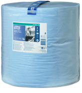 Utěrky papírové Tork Heavy-Duty, 1000 útržků, 34 x 36,9 cm, 340 m, 2 vr., modré, W1