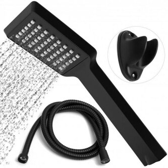 DURAmat Hlavice sprchová s hadicí, YUKON 46465, černá