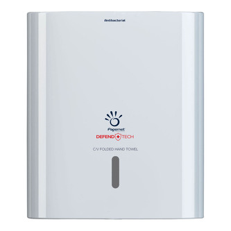 Zásobník ručníků skládaných V DefendTech, bílý