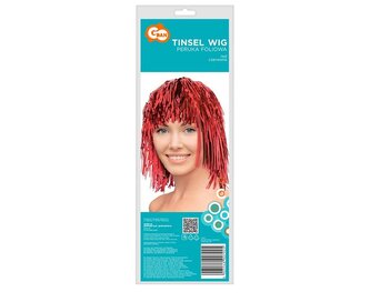 Peruka foliowa czerwona