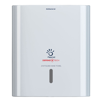 Zásobník ručníků skládaných Z DefendTech, bílý
