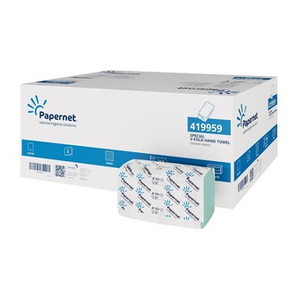 Ručníky skládané V Special, 2 vr., zelené, 3990 ks