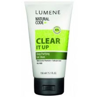 Lumene Natural Code Clear It Up Deep Purifying Gel Wash - Gel na tváře 125 ml pro ženy